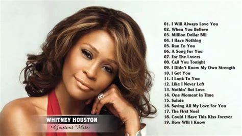 whitney houstons greatest hit songs